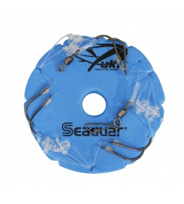 Terminale Bolentino SEAGUAR YUKI SSB9A 5 Ami N 3/0 5/0 LINEA MM 1,00 BRACCIOLO MM 0,70/90 FLUOROCARBON