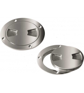 TAPPO ISPEZIONE IN INOX DIAMETRO MM 196 ESTERNO MM 162 INTERNO