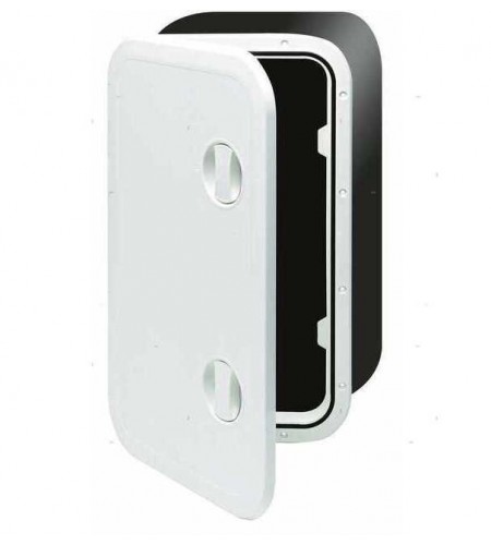 SPORTELLO IN ABS CON BOX BT/MEDIUM BIANCO MM 373 X 373