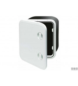 SPORTELLO IN ABS CON BOX BT/LARGE BIANCO MM 513 X 430