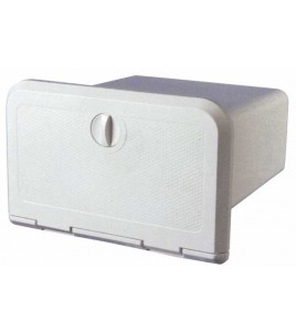 PORTELLO / CONTENITORE RADIO-VHF CON CHIAVE BIANCO MM 180 X 285