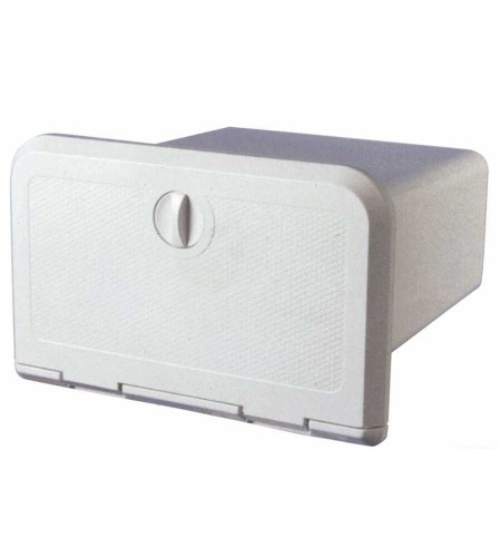 PORTELLO / CONTENITORE RADIO-VHF CON CHIAVE BIANCO MM 180 X 285