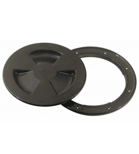 TAPPO ISPEZIONE BW1 NERO DIAMETR MM 190 X 154
