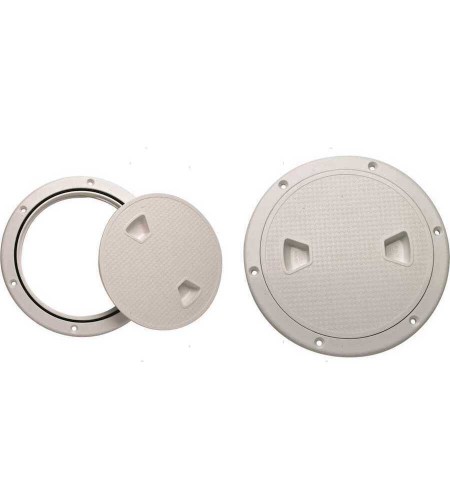 TAPPO ISPEZIONE SEAPORT BIANCO DIAMETR MM 143 X 101