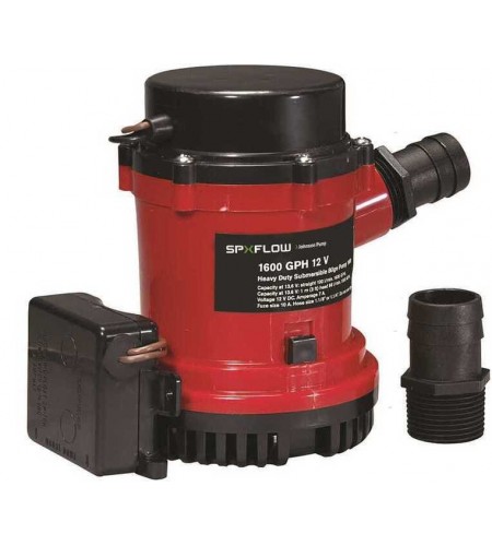 POMPE DI SENTINA AUTOMATICHE JOHNSON HEAVY DUTY COMBO 2200 LT 130 BOCCA 28/32 V 12