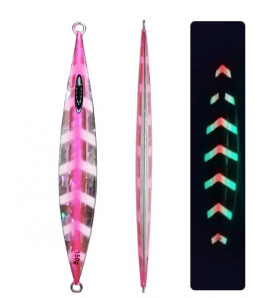 ARTIFICIALE SLOW JIGGING ZFA ZAZU-SU GR 250 PINK ZEBRA GLOW