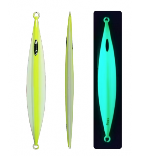 ARTIFICIALE SLOW JIGGING ZFA ZAZU-SU GR 150 RAIMBOW YELLOW GLOW