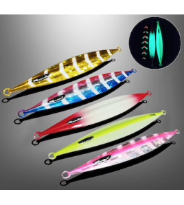 ARTIFICIALE SLOW JIGGING ZFA ZAZU-SU GR 200 BIANCO RED GLOW