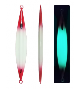 ARTIFICIALE SLOW JIGGING ZFA ZAZU-SU GR 200 BIANCO RED GLOW