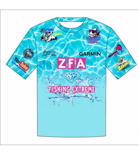 MAGLIA ZFA GT GIANT BLUE OLA TEAM 2025 TESSUTO UV PROTECTOR UP 50+