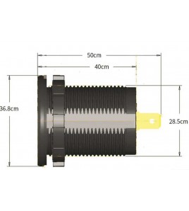 PRESA USB+VOLTMETER SOCKET