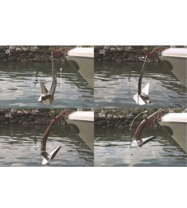 GIUNTO ANCORA GIREVOLE ULTRA Catena da 12/16 MM KG 100