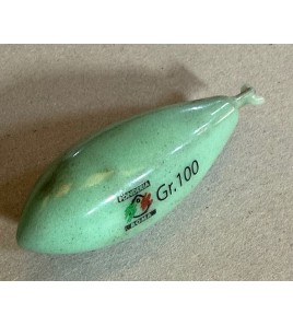 PIOMBO C1 BOMB PLASTIFICATO FOSFORESCENTE CON ANELLO INOX GR 115