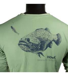 MAGLIA UPF 50+ HÖWK GROUPER SHIRT GRAPHITE SERIES