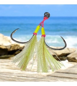 ASSIST SLOW Castor ZFA 5/0 SLOW JIGGING COLORE Ping Giallo Glow 