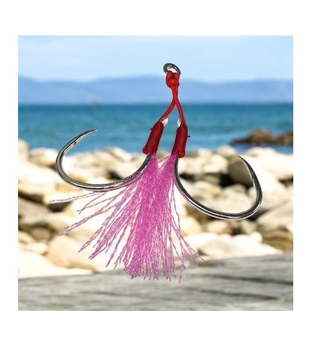 ASSIST SLOW Tsara ZFA 4/0 SLOW JIGGING COLORE Red