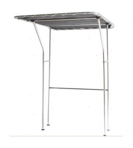 T-Top Acciaio inox Blue Cm 141 x L172 x H 205