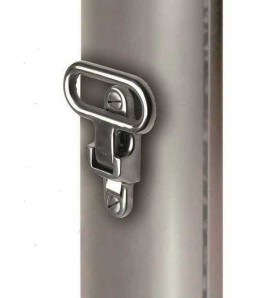 GRADINO CHIUDIBILE INOX Base mm 40 x 108 Gradino mm 82 Interasse mm 88