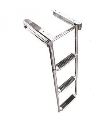 SCALETTE TELESCOPICHE SOTTO PLANCIA IN CAGE WIDE 4 Gradini