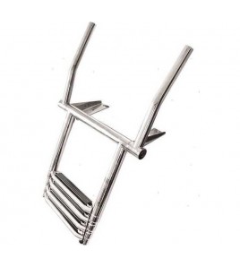 SCALETTE TELESCOPICHE FOLD CON PASSAMANO ABBATTIBILE 4 Gradini