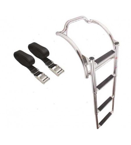 SCALETTE TELESCOPICHE PER GOMMONI 3 Gradini