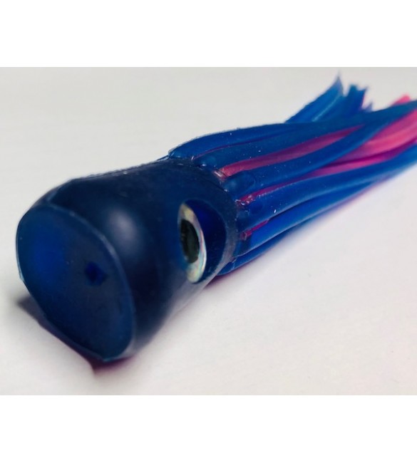 Esca Da Traina Tuna Dart 4.5″ Testa Morbida – Glow/Blu Per Marlin E Mahi-Mahi, Personalizzata