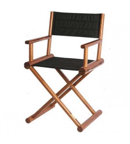 POLTRONCINE PIEGHEVOLI REGISTA TEAK MB NERO