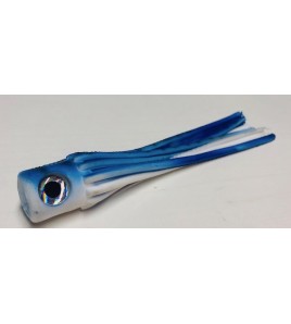 Kona per la Pesca a Pitch Marlin o Vela Testa Piatta Morbida Cm 14 Colore Blue White 