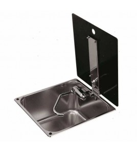 LAVELLO INOX LUCIDO CON COPERCHIO Incasso 320x350 mm H 180 mm