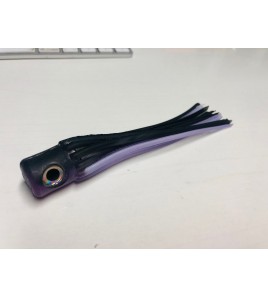 Kona per la Pesca a Pitch Marlin o Vela Testa Piatta Morbida Cm 14 Colore Black Violet 