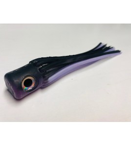 Kona per la Pesca a Pitch Marlin o Vela Testa Piatta Morbida Cm 14 Colore Black Violet 