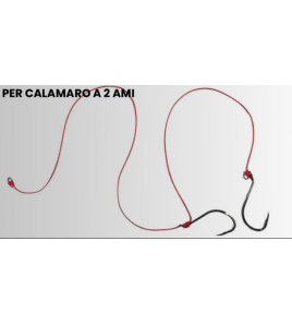 Terminale Palluccella Calamaro a Due Ami M2