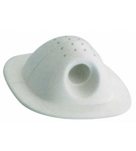 PIASTRA PASSACORDA MIL colore Bianco mm 95 x 95