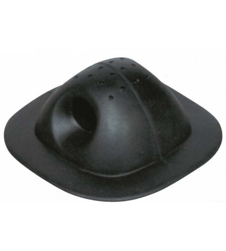 PIASTRA PASSACORDA MIL colore Nero mm 95 x 95