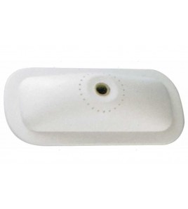 SCALMIERA SU PIASTRA B colore Bianco mm 150 x 95