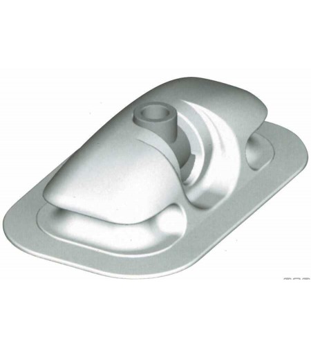 SCALMIERA SU PIASTRA F colore Grigio mm 150 x 95