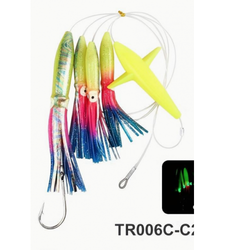 1 KIT ZFA Aero Kona Plus Trolling Colore RAIMBOW