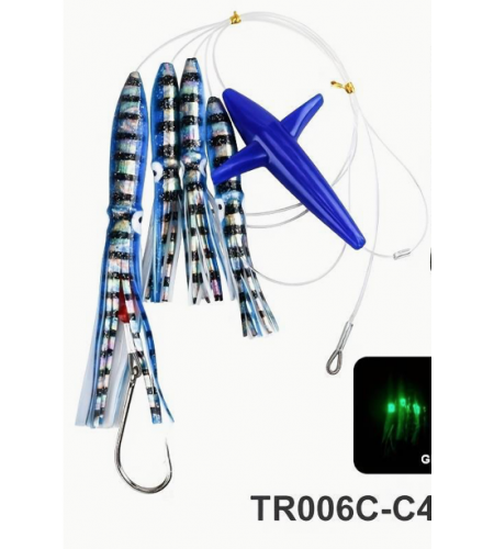 1 KIT ZFA Aero Kona Plus Trolling Colore BLUE FLASH
