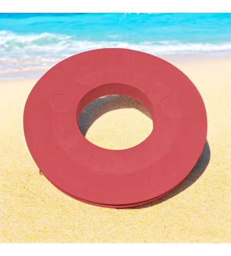 AVVOLGI LENZA ZFA CIRCOLARI IN EVA COLORE ROSSO DIAMETRO 18 CM