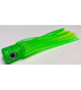 Kona per la Pesca a Pitch Marlin o Vela Testa Piatta Morbida Cm 14 Verde Lime