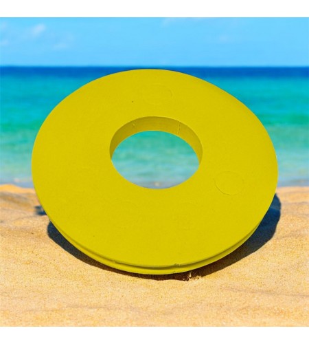 AVVOLGI LENZA ZFA CIRCOLARI IN EVA COLORE GIALLO DIAMETRO 16 CM