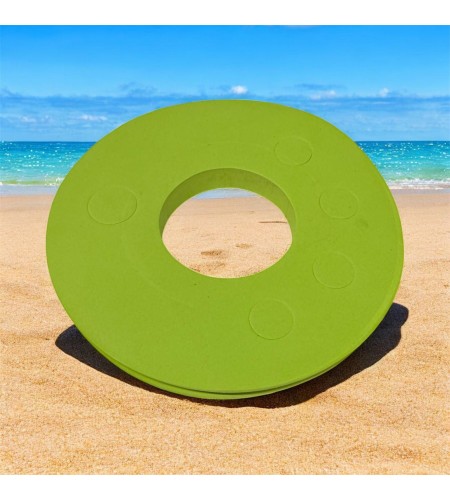 AVVOLGI LENZA ZFA CIRCOLARI IN EVA COLORE VERDE DIAMETRO 16 CM