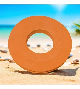 AVVOLGI LENZA ZFA CIRCOLARI IN EVA COLORE ARANCIO DIAMETRO 14 CM