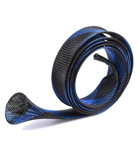 Protezione canna in PVC Elastico Colore Nero Blue
