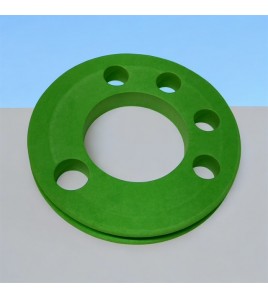 AVVOLGI LENZA ZFA Foro CIRCOLARI IN EVA COLORE VERDE DIAMETRO 14 CM