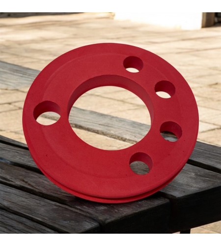 AVVOLGI LENZA ZFA Foro CIRCOLARI IN EVA COLORE ROSSO DIAMETRO 14 CM
