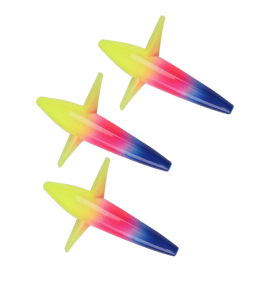 AEROPLANINO ZFA TEASER IN PVC CM 13 GR 40 colore Arcobaleno