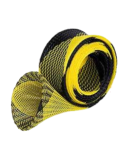 Protezione canna in PVC Elastico Colore Giallo Nero 