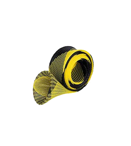 Protezione canna in PVC Elastico Colore Giallo Nero 