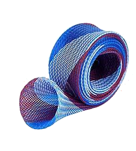 Protezione canna in PVC Elastico Colore Blue Rosso